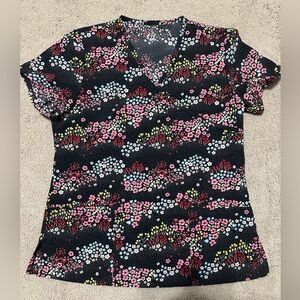 GT Performance Print Scrub Top